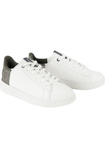 2022 Pikeur Womens Pauli Selection Sneakers 282400 803 030 - White / Sage Green Metallic